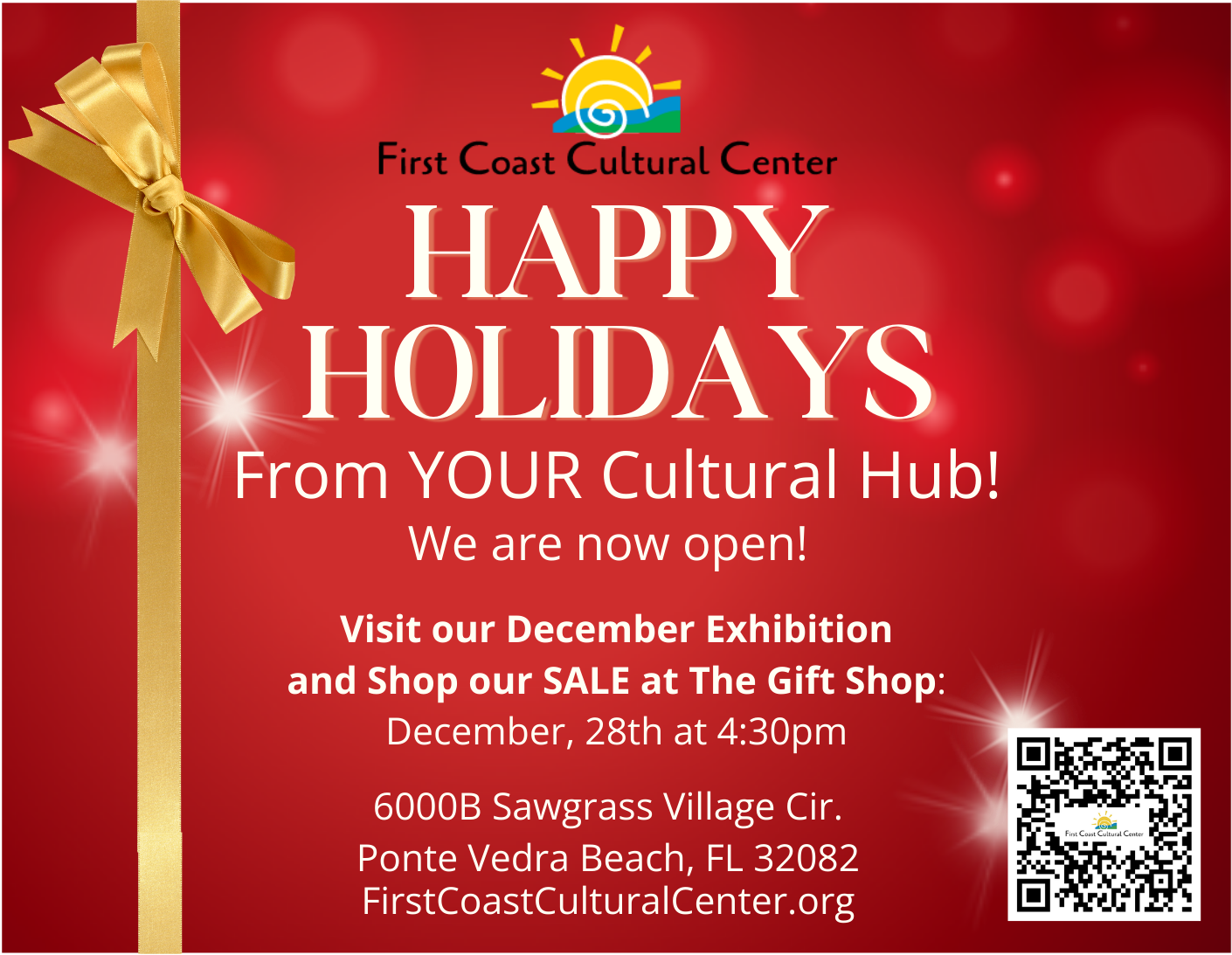 Happy Holidays Cultural Hub cards