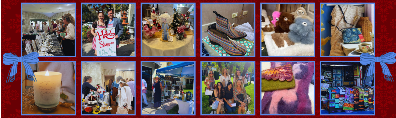 Banner Holiday Shoppes 2025 website