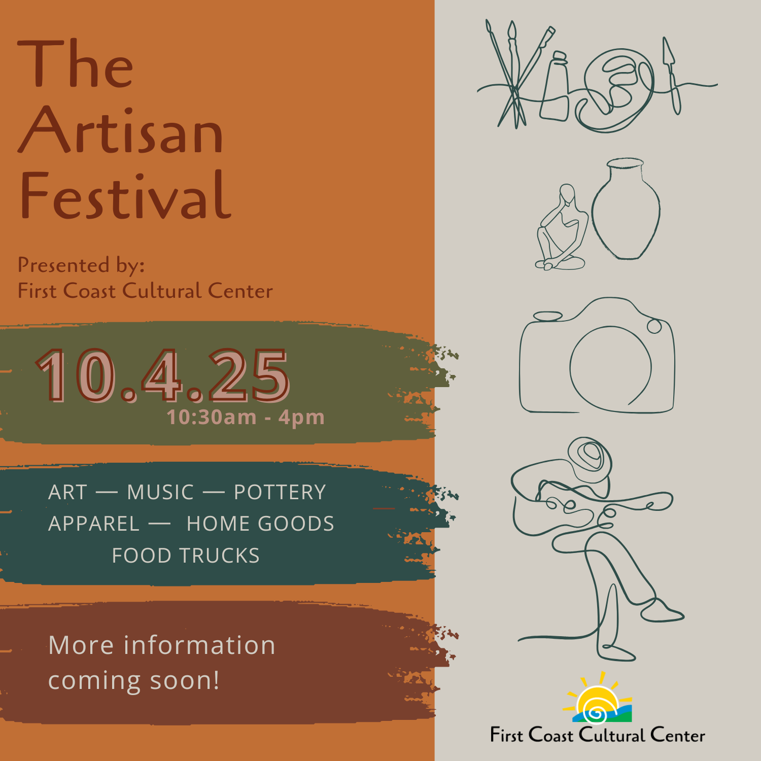 The Artisan Market Flyer 5 x 5 in