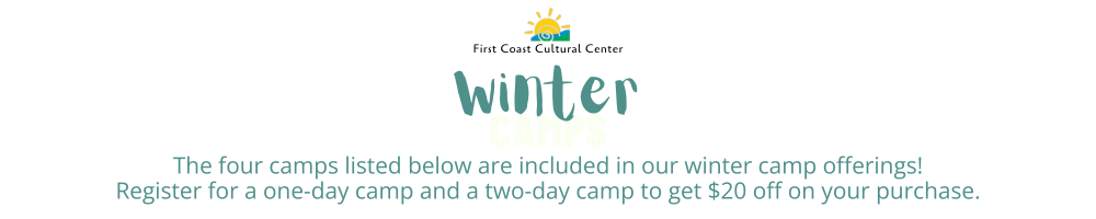 Winter Camp header and directions for programs