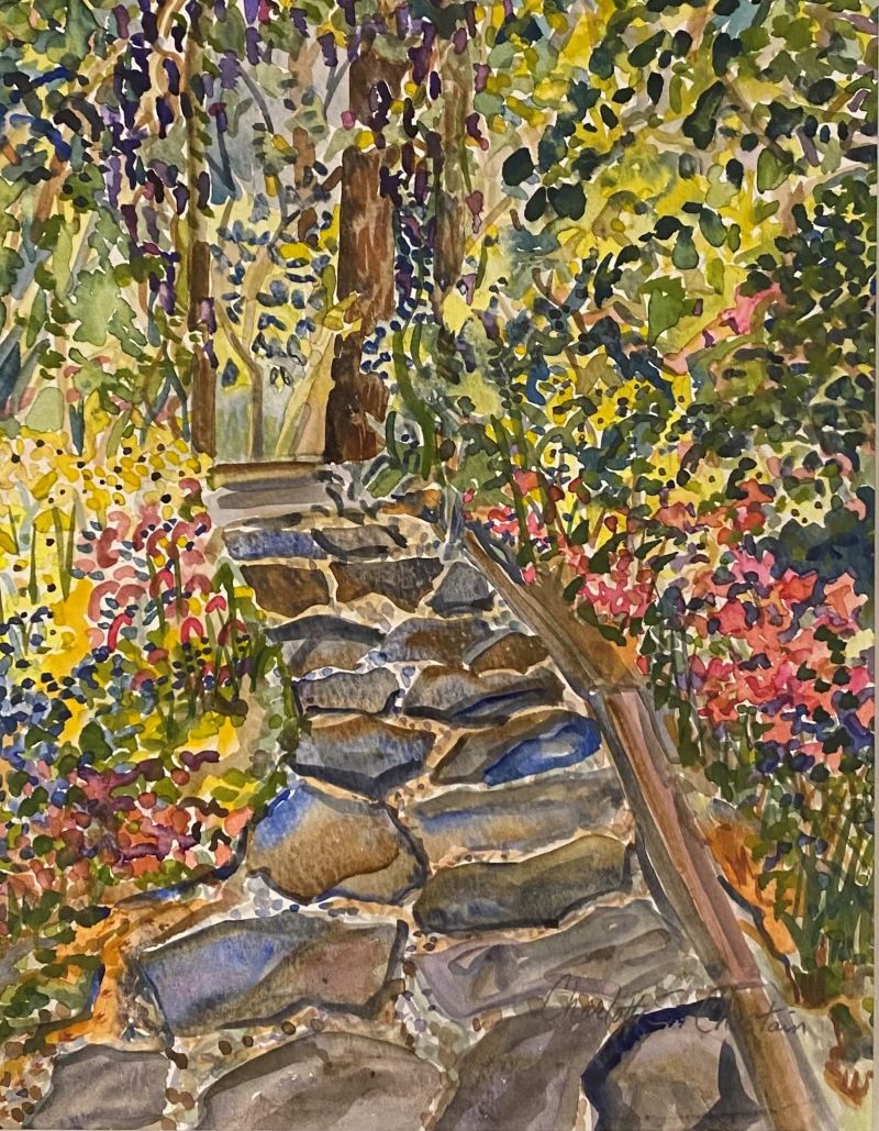 charlotte watercolor garden